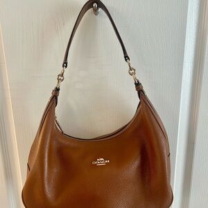 Coach Tan Leather Hobo Bag